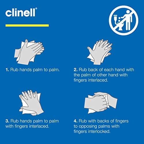 Clinell CAHW200 Antibacterial Hand Wipe Suitable for Hands and Surfaces, 3 Pack of 200 wipes,15 x 10 x 12 centimeters — view 5