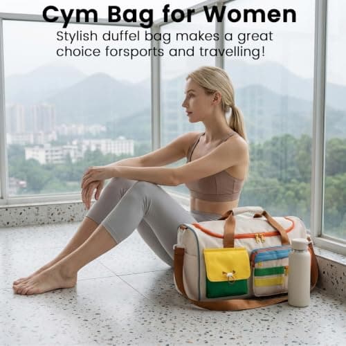Foldable Travel Duffle Bag,Waterproof Lightweight Holdall Luggage Bags — view 6