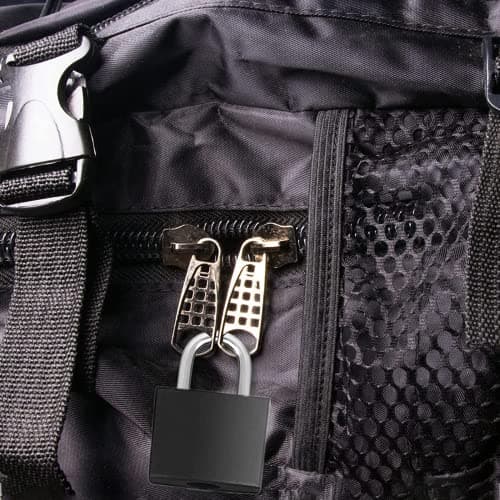 2 Pcs Luggage Locks Suitcase Padlocks Suitcase Locks with Keys, Brass Mini — view 5