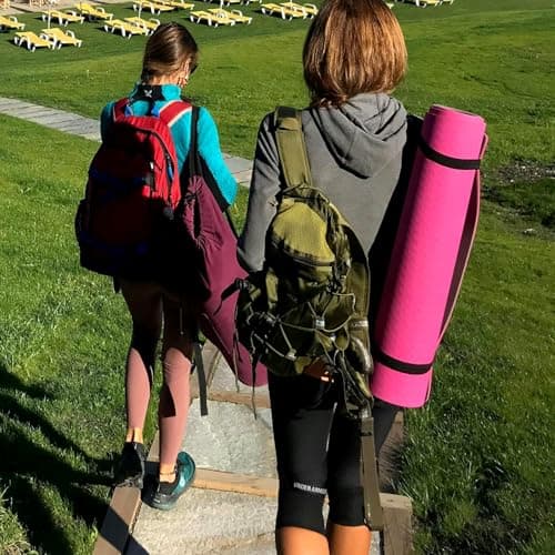 Tabanzhe Yoga Mat Carrying Strap Sling Elastic Loop Yoga Mat Carry Strap Durable Fitness Exercise Straps(Yoga Mat not included) — view 5