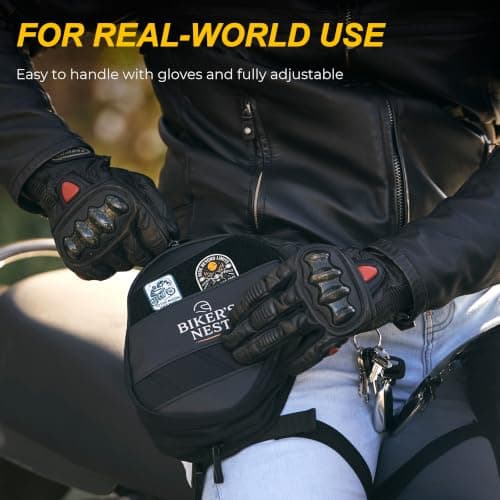 Waterproof Motorcycle Leg Bag, Expandable Thigh Bag 2.3–3.3L — view 3