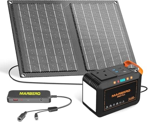 MARBERO 26,400mAh Solar Generator Power Station with Solar Panel 21W Kit