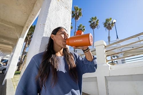 LifeStraw Go Series — Insulated Stainless Steel Water Filter Bottle for Travel and Everyday Use Removes Bacteria, Parasites and Microplastics, Improves Taste, 1L Nordic Noir — view 4