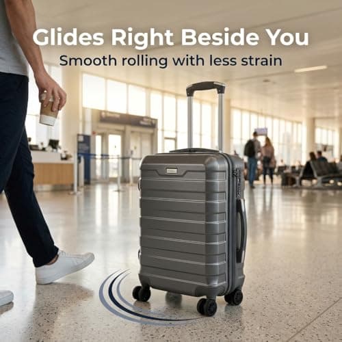 RMW Cabin Suitcase 20 inch Carry On Luggage Hard Shell Trolley — view 2
