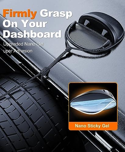Beeasy Car Phone Holder Dashboard, Anti-Slip Silicone Phone Holder for Cars Universal, Dash Phone Mount for iPhone 17/16/15/14/13/12 Pro Max Samsung S26 S25 S24 S23 Ultra, Smartphones, GPS Devices — view 2
