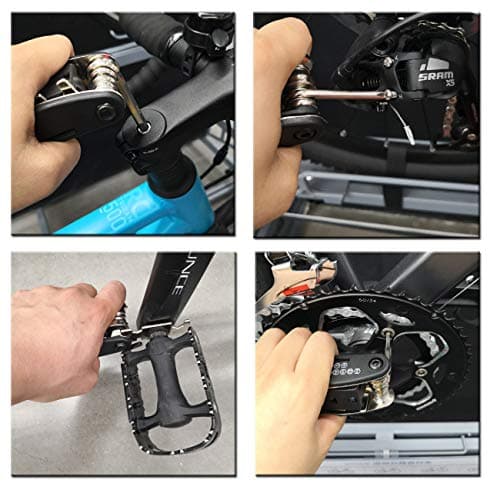 KITBEST Bike Tool Puncture Repair Kit, Portable Bicycle Multi Tools & Pump — view 6