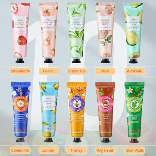 Hand Cream Gift Set 10 Pack, Natural Moisturizer for Very Dry Hands — view 2
