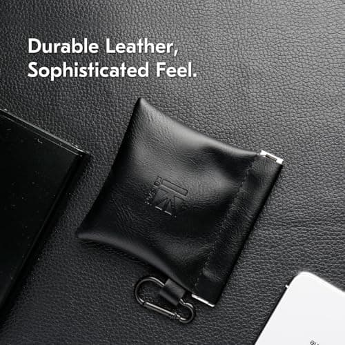 2Pcs KBEAR BP01 Plus Earphone case, Magnetic self closing, Headphone bag, IEM storage case, PU leather, travel Earphone Case for in ear monitors KZ ZS10 Pro, CCA CRA, Earbuds, IEMs Cable, Eartips — view 5