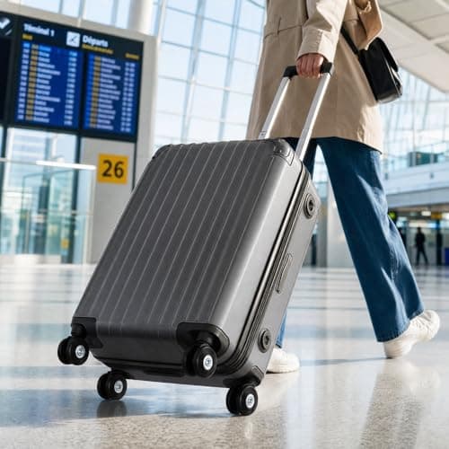 Luggage Wheels Replacement 50x18mm Rubber Mute Casters Pack of 4 — view 6