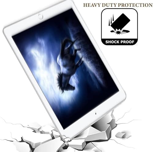 M TECH TPU Back Cover Silicone Clear Gel Case for iPad 10.2 Inch 9th 8th 7th Gen 2021 2020 2019, iPad Air 3rd Generation 2019 iPad Pro 10.5" 2017, Flexible, Shockproof, Transparent Gel Case — view 4