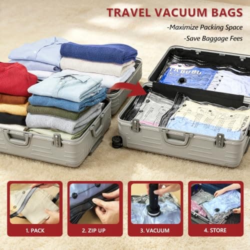Vacuum Storage Bags for Travel with Wireless Electric Pump, 15 Combo — view 2