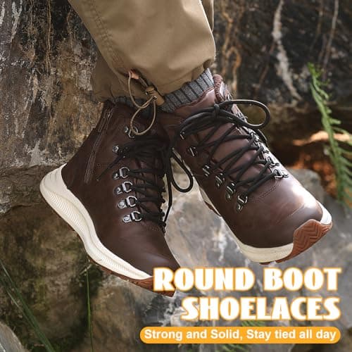 Puzeam 2 Pairs 4.5 mm Round Shoe Laces for Heavy Duty Boots Black 150cm — view 4