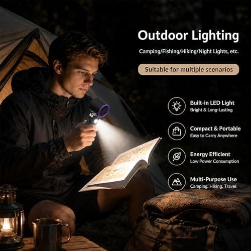 Ventox Rechargeable Handheld Fan, Grey-purple, 3600mAh Battery Up to 12H Cooling Mini Portable Fan with Lanyard, Digital Display, C Type USB Hand Held Fans 100 Speeds, 135° Adjustable Angle Airflow — view 6