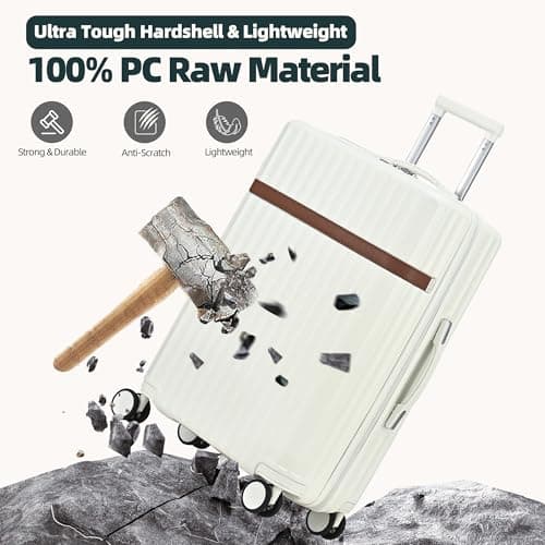 RMW Suitcase 28 Inch Large Hardshell Lightweight Check-in Luggage ABS+PC — view 4