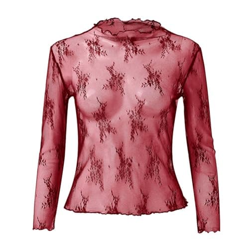 Générique Women's T-Shirt Short Sleeve V-Neck Cotton Casual Summer Basic Plain Top Ideal for Travel Lightweight Suitcase Cabin Practical Soft Fun A467, Wine, S — view 4