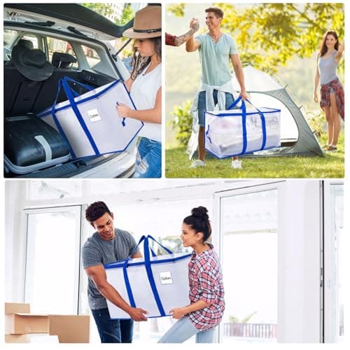 ZFWDSY Moving Bags 105 L,8-Pack Storage Bags Moving Boxes Alternatives — view 6