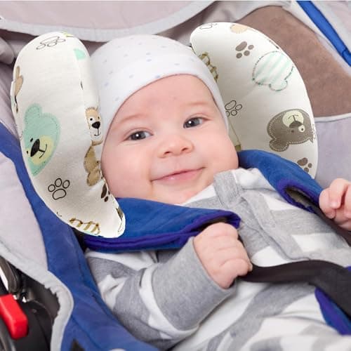 KAKIBLIN Baby Head Neck Support Pillow, 2 in 1 Banana Neck Pillow for Baby — view 6