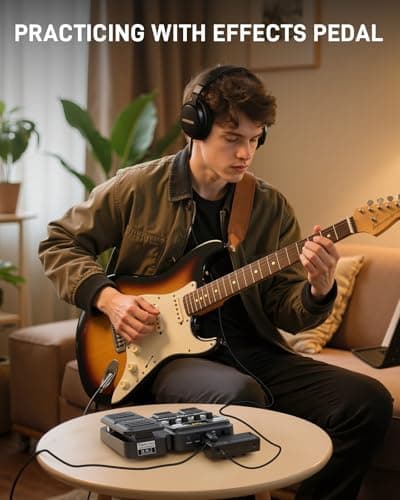 Flatsons F1R Mini Guitar Headphone Amp,Electric Guitar Headphone Amplifier — view 6