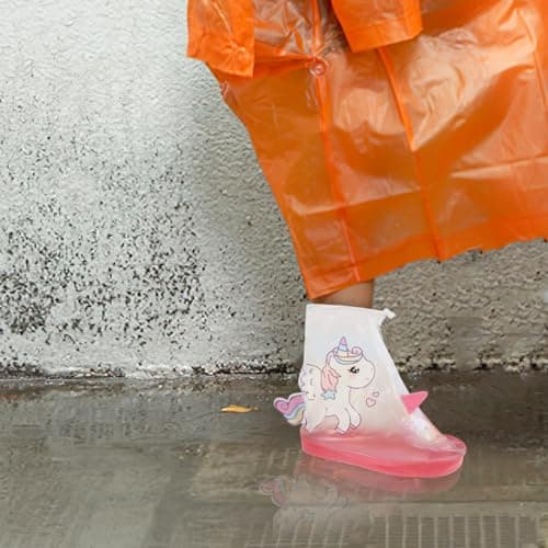 Cabilock Rainproof Shoe Covers Boot Protector for Camping Outdoor Travel Reusable Non Slip Shoes Cover for Adults and Boys and Girls — view 4