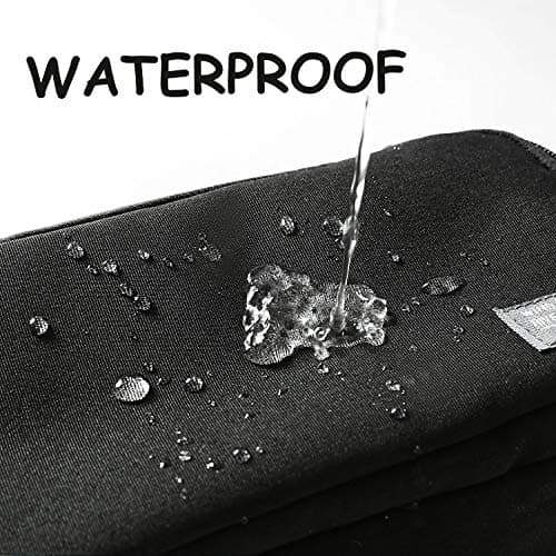 Mens Toiletry Bag Waterproof Organizer Bag Travel Shaving Dopp Kit Perfect Travel Accessory Gift, Black, 1 Count (Pack of 1), Classic — view 3