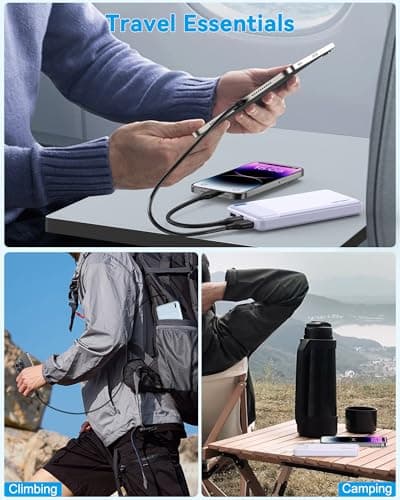 AsperX 2-Pack Power Bank Portable Charger Fast Charging 10000mAh — view 5