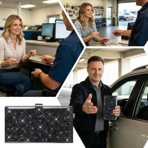 Registration and Insurance Card Holder PU Automotive Document Organizer — view 4