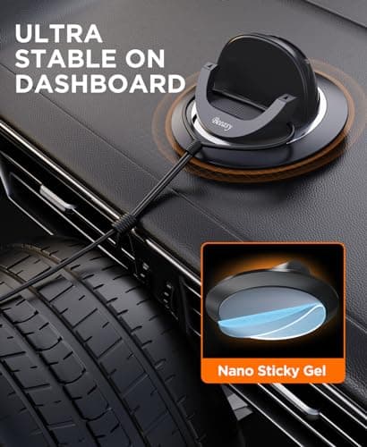 Beeasy Car Phone Holder Dashboard, 360° Silicone Phone Holder for Cars — view 3