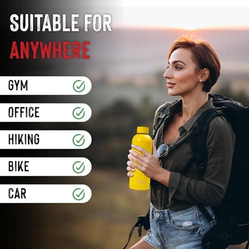 OTTO KONING Water Bottle 500ml Insulated Stainless Steel Flask — view 6