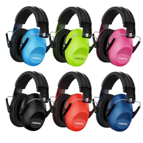 Floriogra 6 Pack Ear Defenders Children SNR 28dB for Autism Children
