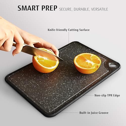hecef Portable Kitchen Knife Set - Knife Bag & Cutting Board Kit — view 4