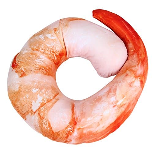 Latinaric Creative Neck Pillow U-shaped Pillow Shrimp