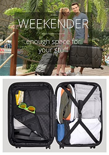 Hauptstadtkoffer - X-Kölln - Hand Luggage Hard Shell Expandable Cabin Trolley TSA Lock, 55 cm, 50 Liter, Camouflage — view 3