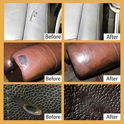 Masyrt Liquid Leather Repair Kit for Car Seats, No Heat Patch with 7 — view 3