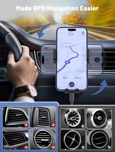 MOKPR Wireless Car Charger, 15W Car Phone Holder Wireless Charger — view 3