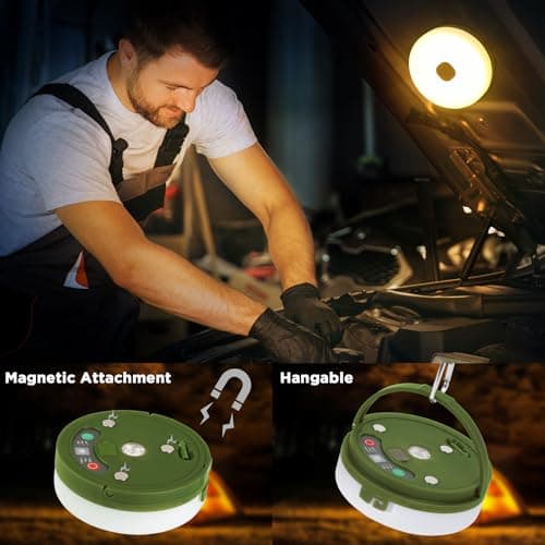 Famgoods Camping String Lights, 32.8Ft, USB Rechargeable — view 5