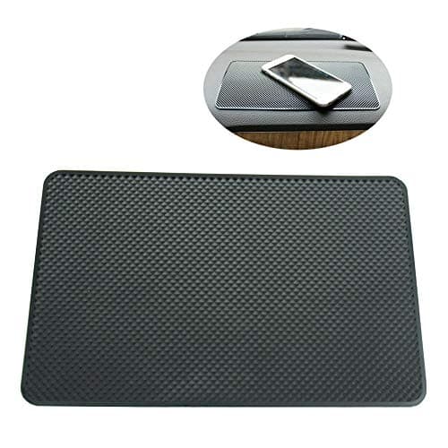 Gadgetking Car Dashboard Mat Pad Non-slip Rubber Mount Holder Mobile Phone Stand Extra Large Grip Gripped Mobile Phone Sat Nav Glasses, Keys, Coins Black Sticky Adhesive Anti Slip Black — view 2
