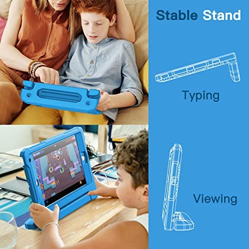 JETech Kids Case for iPad mini 5/4/3/2/1, Blue — view 6