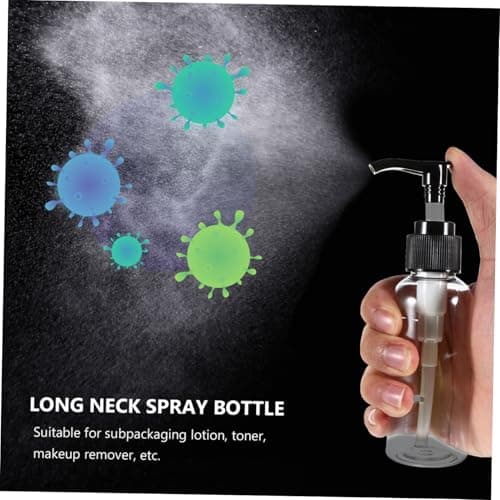 6 Pack 100ml Plastic Lotion Pump Bottles Refillable Empty — view 3