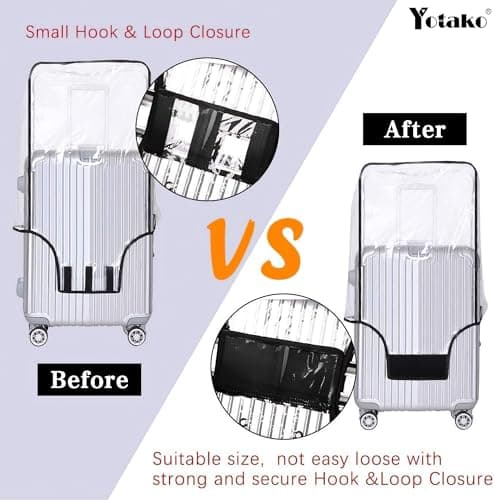 Yotako Clear PVC Suitcase Covers Protectors 28 Inch Luggage Cover — view 5