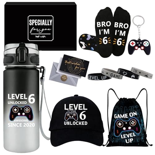 6 Year Old Boy Gifts, Birthday Gifts for 6 Year Old Boys, LEVEL 6 UNLOCKED