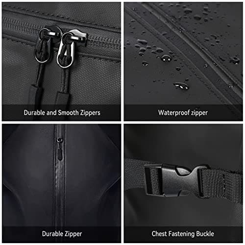 HYC00 Motorcycle Backpacks for Men Women Waterproof Helmet Backpack, Motorcycle Accessories, Laptop Bags, Travel Backpacks, Student School Bags — view 6