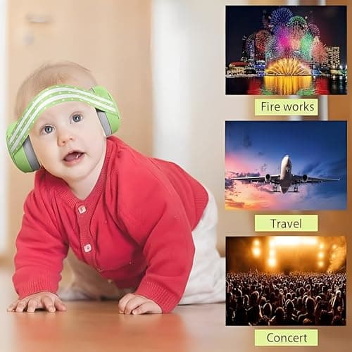 Baby Ear Defenders for 0-36 Months, Soft Adjustable with Noise‑Reduction — view 6