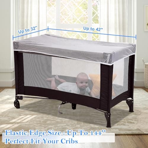 South to East Mosquito Net For Pram,Drawstring Mesh Cover with Storage Bag — view 5