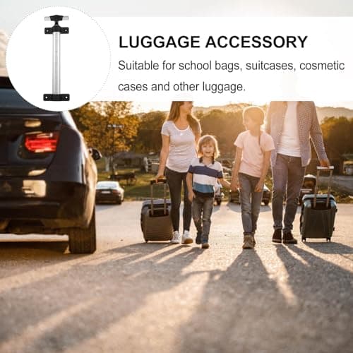 ifundom Adjustable Telescopic Suitcase Handle Luggage Accessory Made of Sturdy Aluminum Alloy Scalable Length and Easy to Install for Travel Suitcases and Luggage — view 3