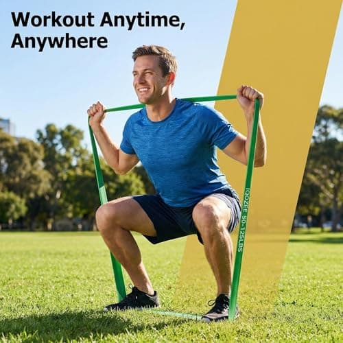IQOZEE Green Pull Up Band - Assist Chin-Ups & Strength Training (22-57 kg) — view 4
