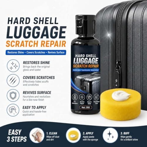 Hard Shell Luggage Scratch Repair Cream, Hard-Shell Luggage Polish (1PCS) — view 4