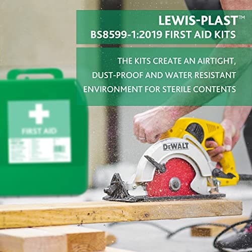 Lewis-Plast Small Premium BS8599-1 Compliant (Low Risk High Risk) First Aid Kit - First Aid Kit For Injuries — view 6