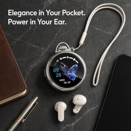 Yworlln NE71 Translator Earbuds, Translation Earbuds Real Time, Wireless Earbuds with Touch Screen, Bluetooth 6.0, Languages Translator Earbud, Translator Device Portable for Travel Business Learning — view 3