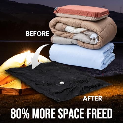 TAILI Vacuum Storage Bags Outdoor 3 Pack, Jumbo 100 x 74 CM, Tear-Proof — view 4