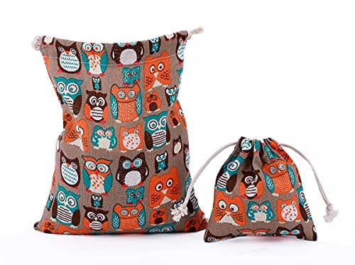 Amoyie 3 pcs Drawstring Storage Bags Set for Kids Toys Cosmetic Travel Home Accessories — view 5
